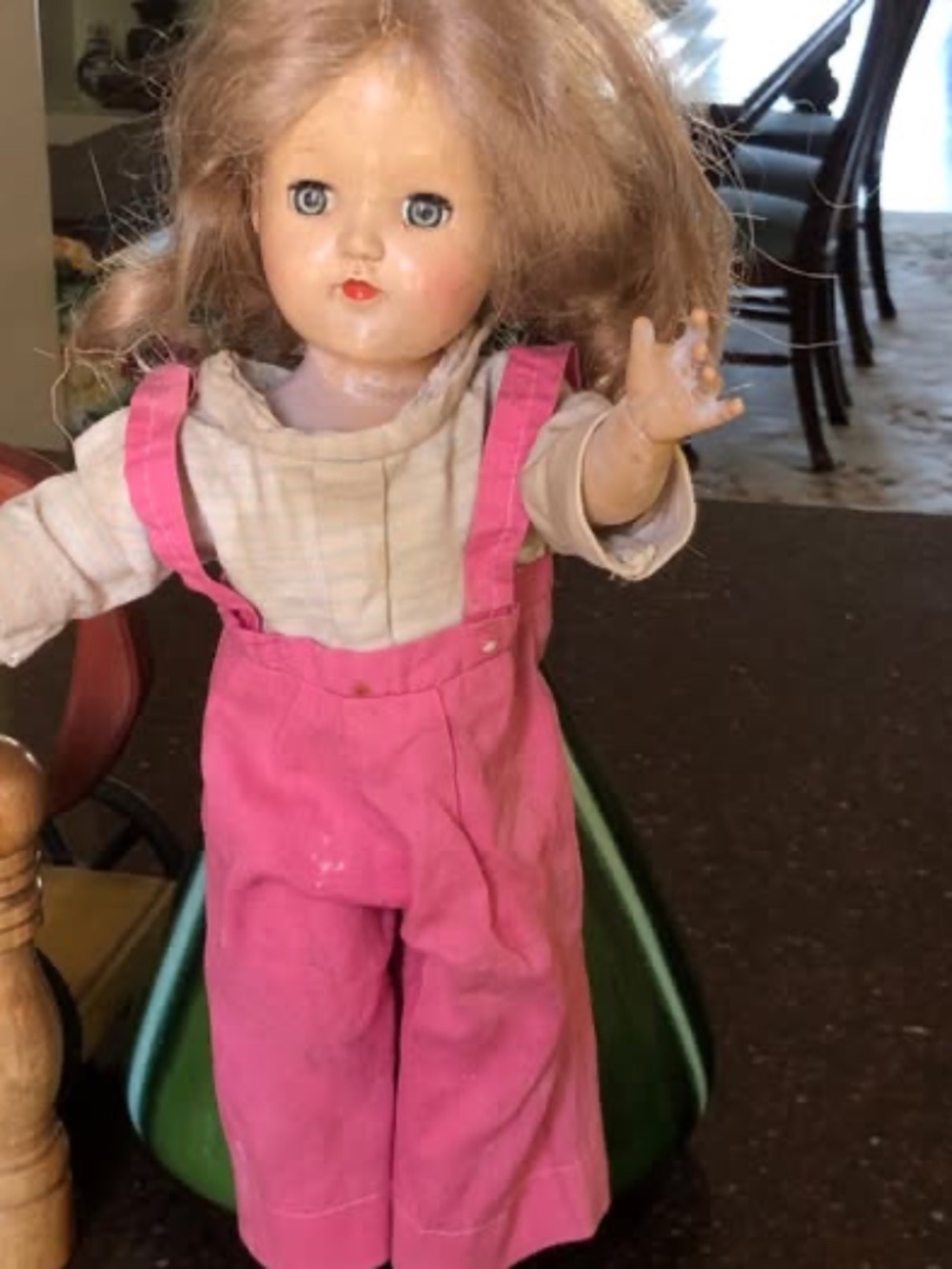 1950s Doll Ideal Toni Home Permanent 14” tall